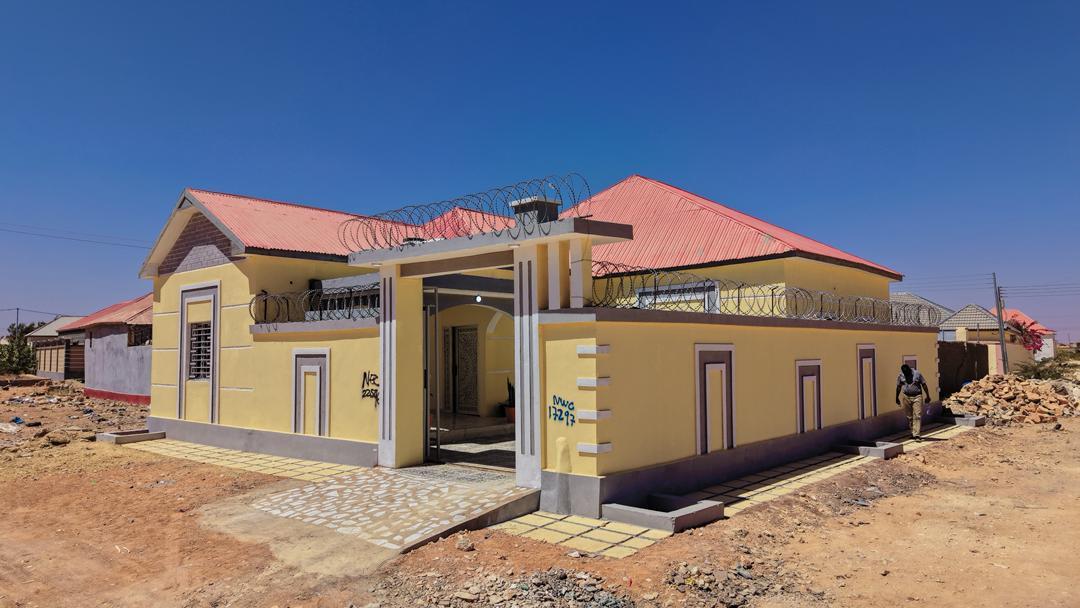Bungalow Construction Project completed by BLUECOM in Garowe